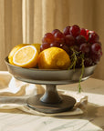 Kaze Brown Wooden Pedestal Bowl