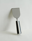 Stainless Steel Cheese Knives with Black & White Bone Inlay Handles - Set of 3