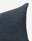 Textured Indigo Cotton Cushion Cover