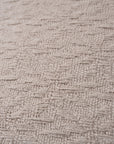 Textured Beige Euro Sham Cotton Cushion Cover