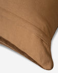 Linear Channel Brown Velvet Cushion Cover