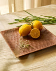 Moku Brown Wooden Square Serving Tray
