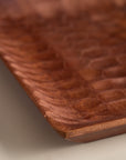 Moku Brown Wooden Square Serving Tray