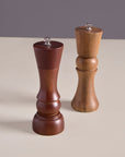 Kori Brown Wooden Salt & Pepper Grinders - Set of 2