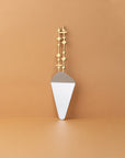 Totem Stainless Steel & Brass Cake Knives - Set of 2