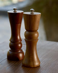 Kori Brown Wooden Salt & Pepper Grinders - Set of 2