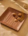 Moku Brown Wooden Square Serving Tray