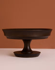 Kaze Brown Wooden Pedestal Bowl