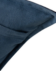Textured Indigo Cotton Cushion Cover