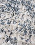 Tropical Silhouette Print Cotton Bedspread Set