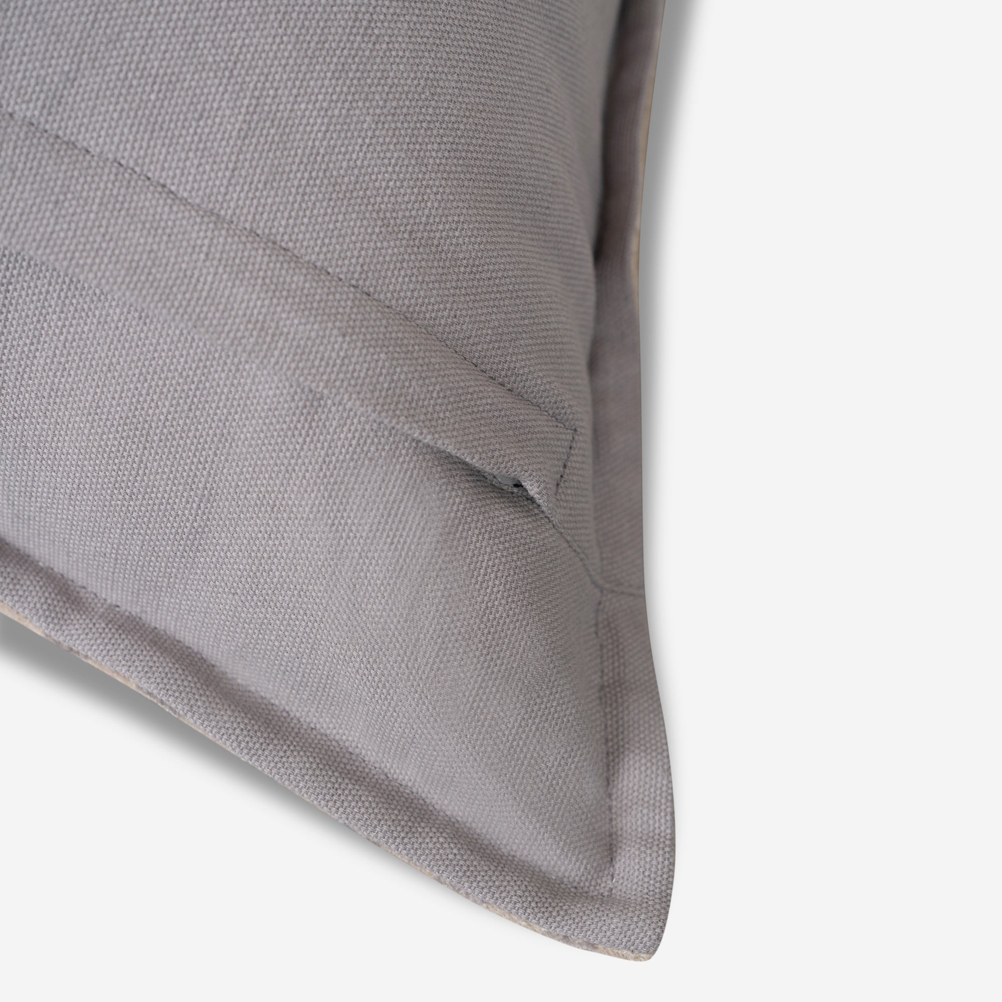 Striped Grey Velvet Cushion Cover