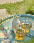 Fluted Drinking Glasses -Set of 2