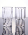 Fluted Drinking Glasses -Set of 2