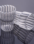 Fluted Drinking Glasses -Set of 2