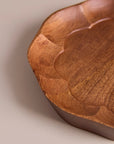 Sakura Brown Wooden Round Serving Trays - Set of 3